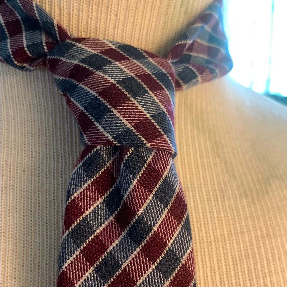 PENGUIN BY MUNSINGWEAR PLAID EXTRA LONG COTTON BLEND NECKTIE